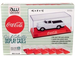 1:64 Coca-Cola Display Case 6 Pack 1:64 scale Auto World Display Case