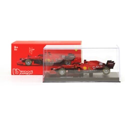 Ferrari SF21 Carlos Sainz (No. 55 F1 Team With Sainz Helmet 2021) in Red