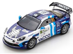 Alpine A110 No 91 Rally Monza 1st Place in RGT 2020 1:43 scale Spark Resin Model