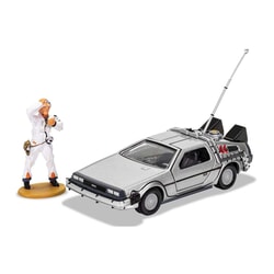 De Lorean (With Doc Brown Figure) from Back To The Future