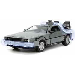 Delorean From Back To The Future Part 1 in Silver
