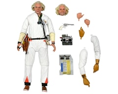 Ultimate Doc Brown Hazmat Suit Figure from Back To The Future Part 1. 