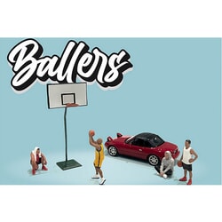 Ballers Figure Set (With Basket Ball Hoop)