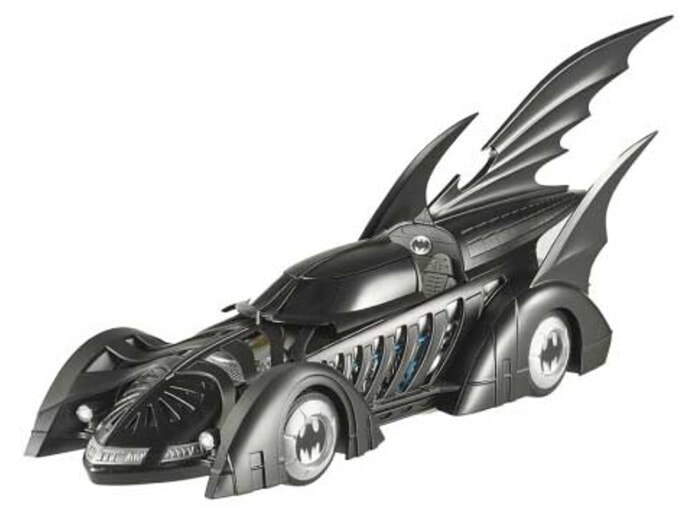 Batmobile 1:18 scale Diecast Model Car by Mattel in Black