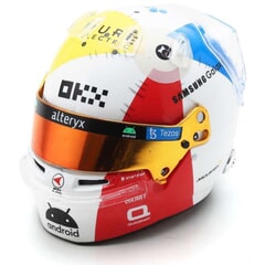 Bell McLaren F1 Team Lando Norris (Miami GP 2023) in White/Red/Blue/Yellow