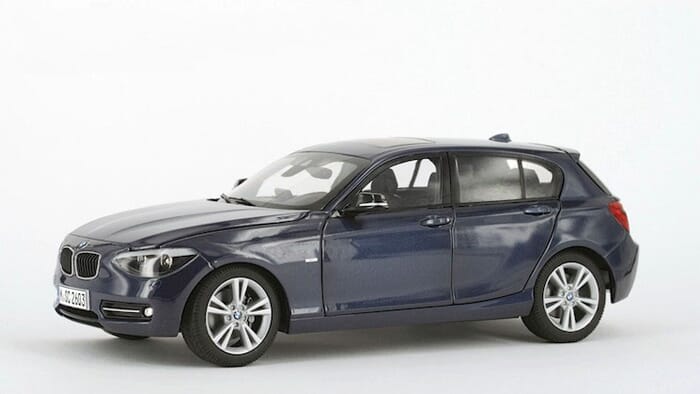 BMW 1 Series F20 in Midnight Blue