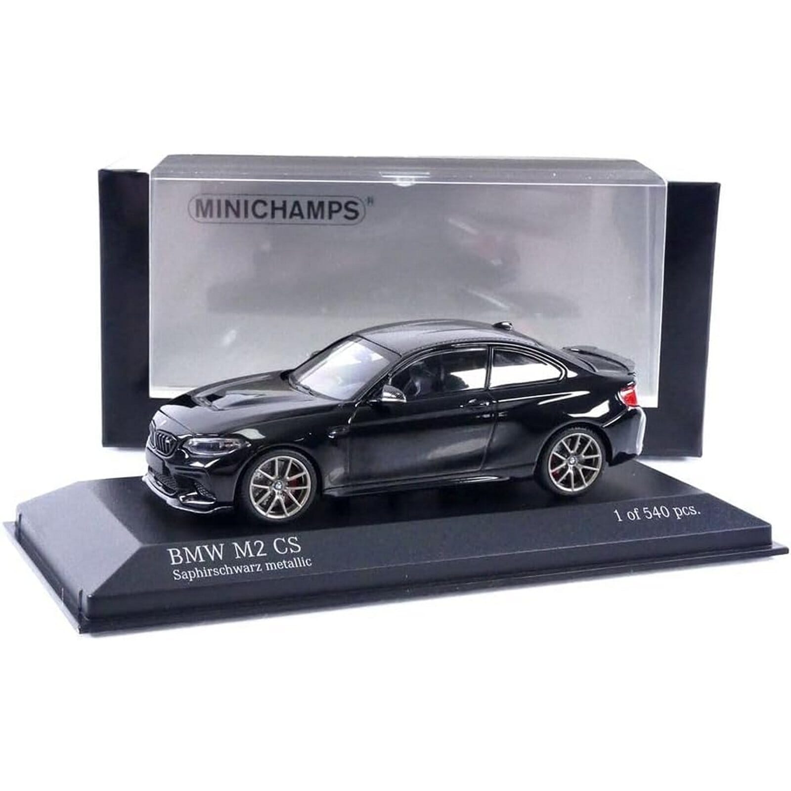 BMW M2 CS Diecast Model 1 43 scale Black Minichamps