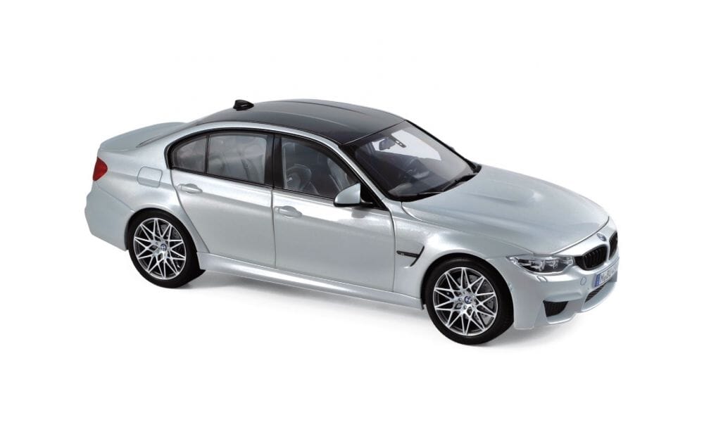 BMW M3 Competition Diecast Model 1:18 scale Silver Norev