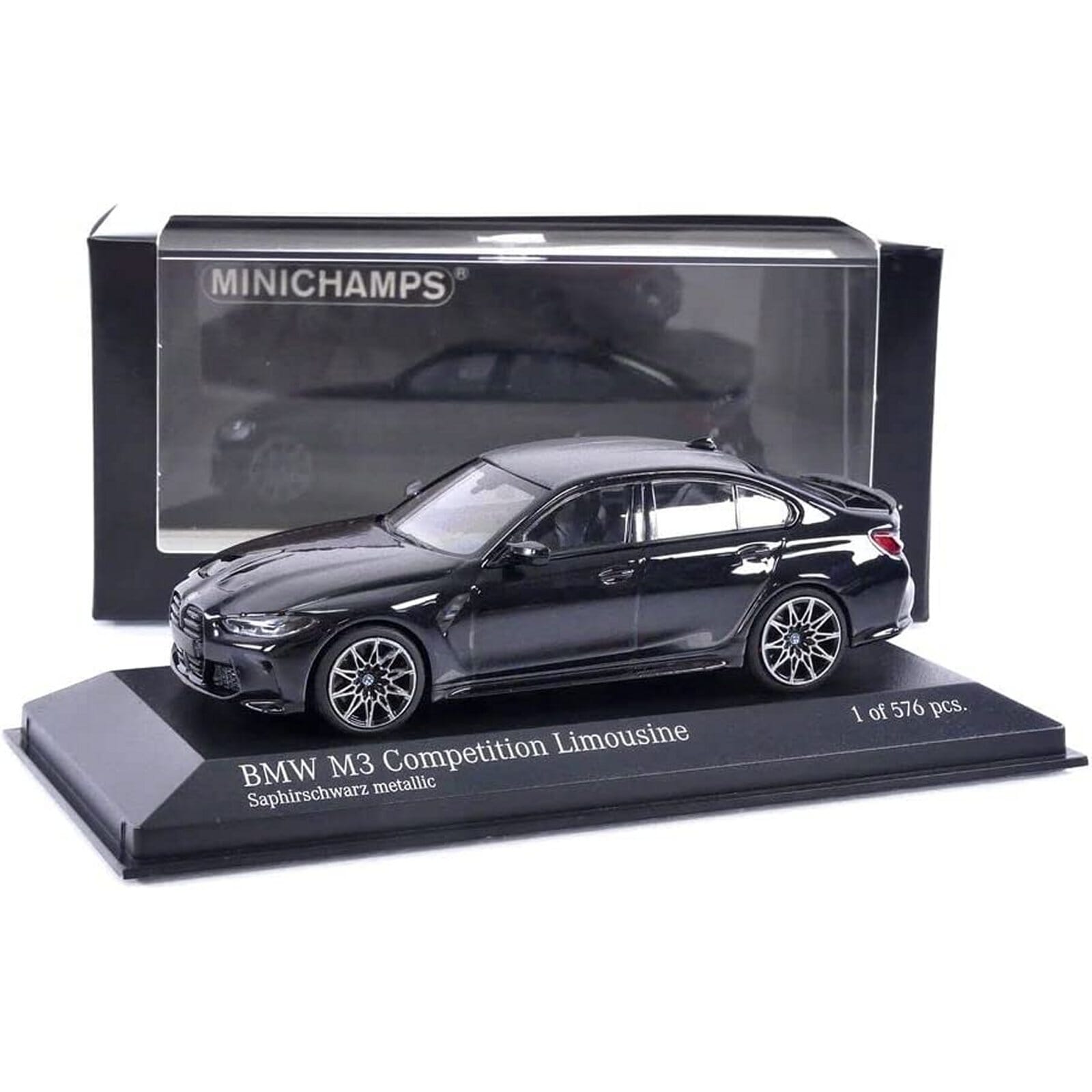 BMW M3 Competition Diecast Model 1:43 scale Black Minichamps