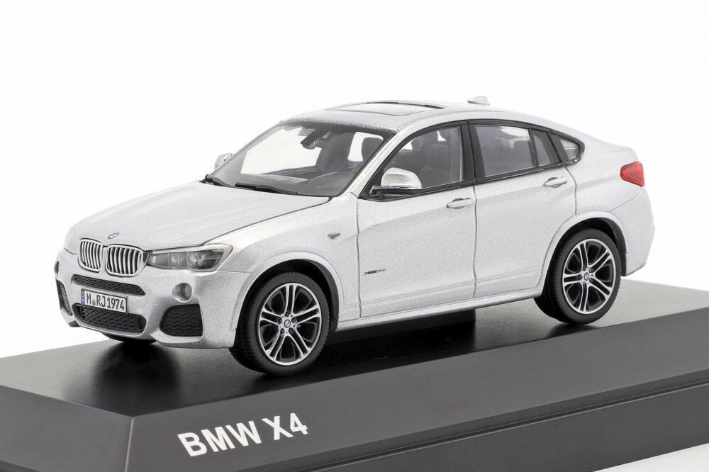 BMW X4 (F26) Diecast Model 1:43 scale Silver BMW Collection