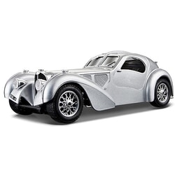 Bugatti 57SC Atlantic Diecast Model 1:24 scale Silver
