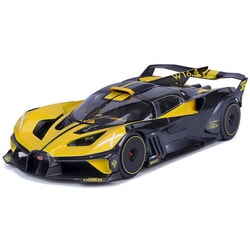 Bugatti Bolide Diecast Model 1:18 scale Black/Yellow Bburago