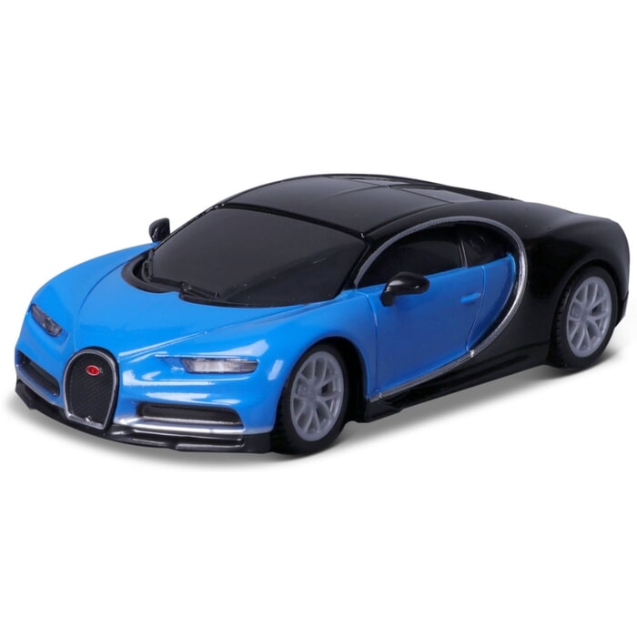 Toy Maisto 1:41 Bugatti Blue/Black Chiron scale