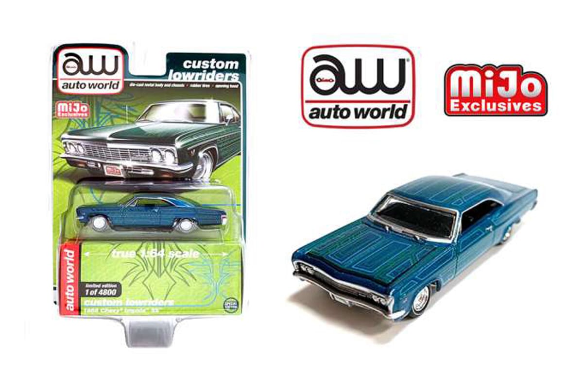 Chevrolet Impala SS Diecast Model 1 64 scale Blue Green