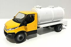 New item MAN F2000 Rigid Vacuum Tanker Orange Trucks 1:43 