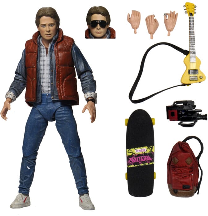 FIGURA NECA BACK TO THE FUTURE ULTIMATE MARTY MCFLY  35th Collection 18CM BOX 