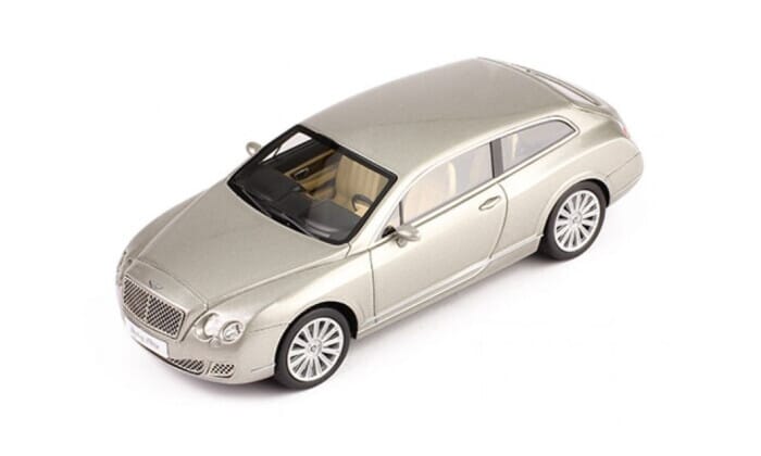 Premium X 1:43 Bentley Continental Flying Star 2010 Silver PR0470R Resin Limited 