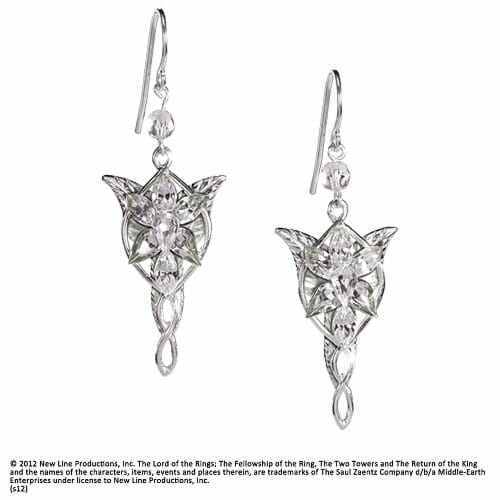 Lord of the Rings Evenstar Pendant Display by Noble Collection Arwen NEW 