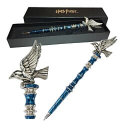 Ravenclaw Silver Plated Pen From Harry Potter in Blue