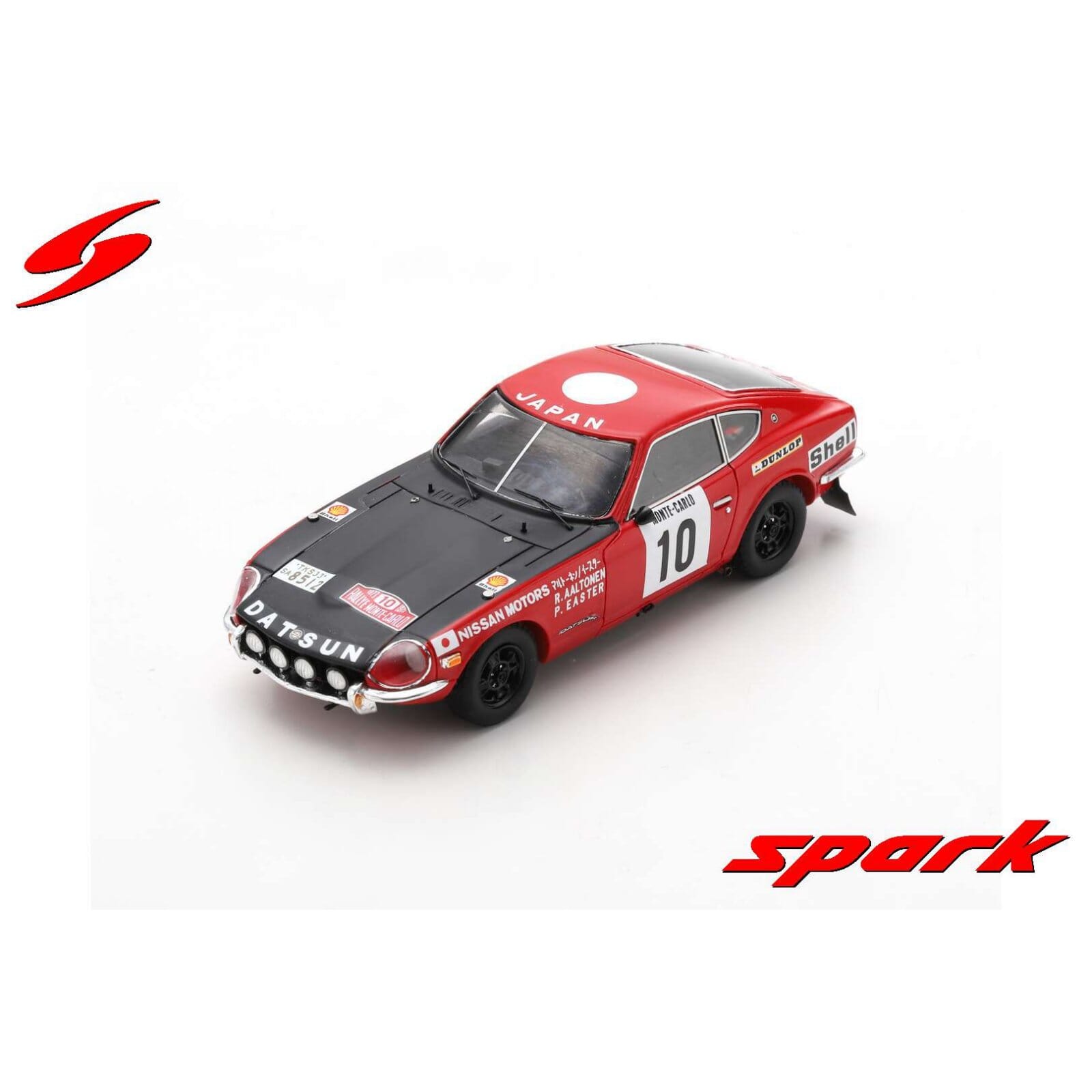 Datsun 240z Diecast Model Car 1:43 scale Red/Black Spark