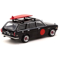 Datsun 510 Wagon (With Surfboard) in Black/Red