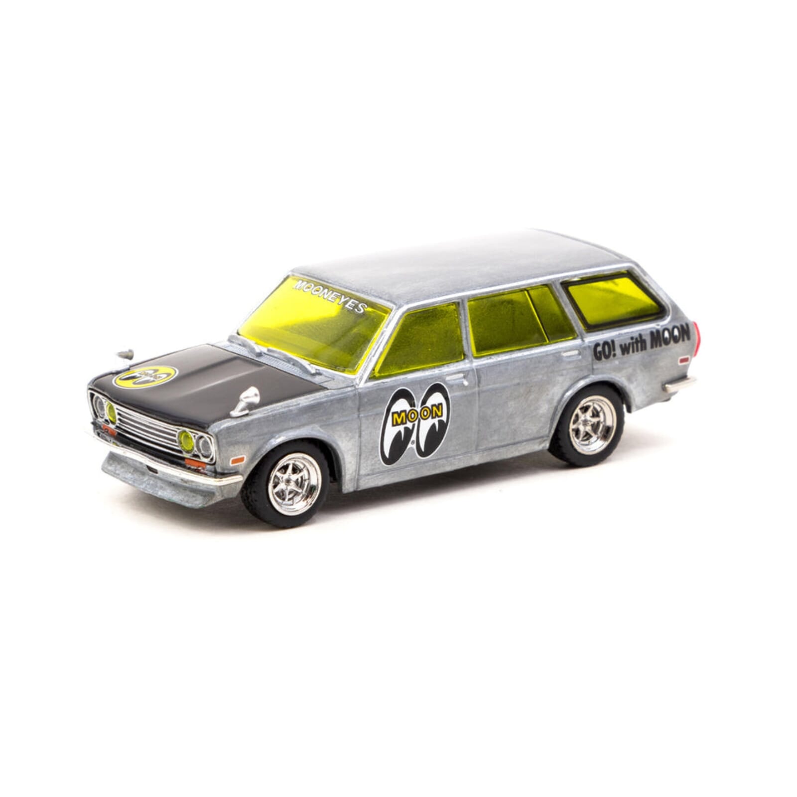 Datsun Bluebird 510 Wagon (Mooneyes Chase Variant) in Silver