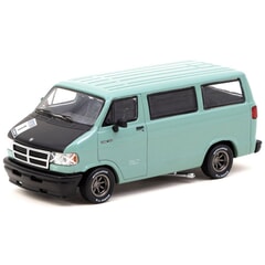 Dodge Van Diecast Model 1:64 scale Light Green Tarmac Works