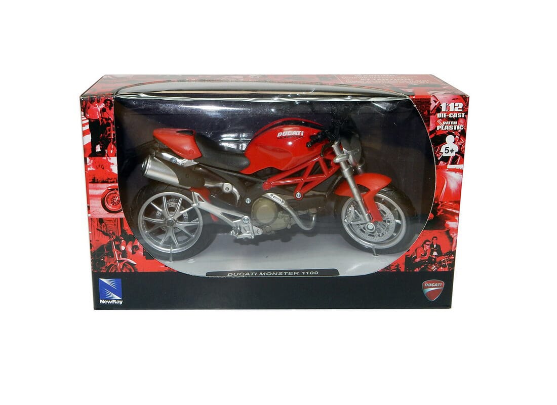 1:32 Indian Twin Racer by New-Ray Toys in Blue 06063K 