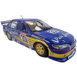 Ford EF Falcon Allan Jones/Allan Grice (Damaged Item) (Pack Leader Racing AMP Bathurst 1000 1996) in Blue/Yellow