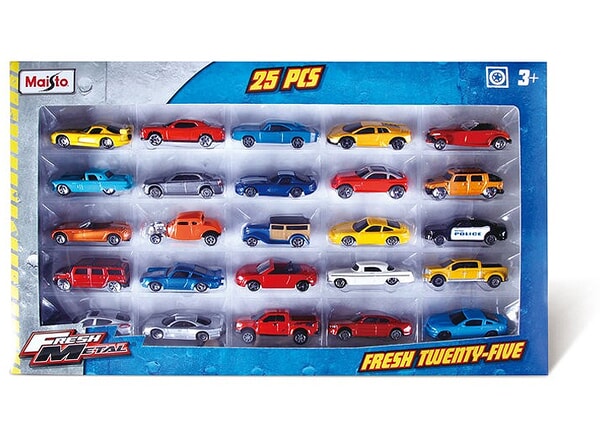 Maisto M15017 Fresh Metal 5 Piece Vehicle Pack, Assorted Designs and Colours