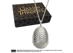 Dragon Egg Sterling Silver Pendant from Game Of Thrones - Prop Replica - Noble Collection NN0038