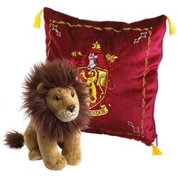Gryffindor Cushion with House Mascot Plush from Harry Potter