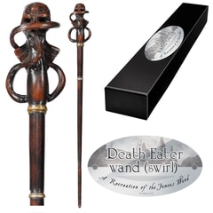 Death Eater Swirl Character Wand Wand From Harry Potter in Brown
