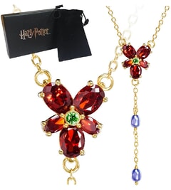 Hermione's Red Crystal Necklace Costume Replica from Harry Potter and The Deathly Hallows - Noble Collection NN1236