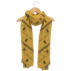 Hufflepuff Lightweight Scarf From Harry Potter in Yellow