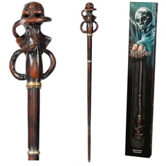 Death Eater Swirl Character Wand In Window Box Wand From Harry Potter in Brown