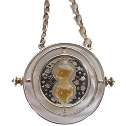 Time Turner in Sterling Silver Necklace From Harry Potter and The Prisoner of Azkaban (Damaged Item)