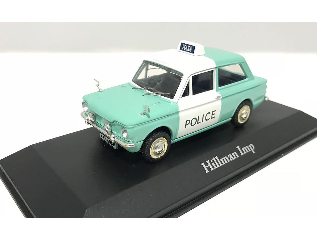 1/43 Hillman Avenger Atlas-auto modelo de policía de Yorkshire 