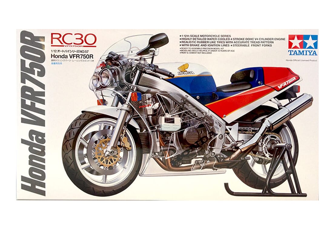 Honda CB 1100 R Diecast Model 1:12 scale Red/Blue/White