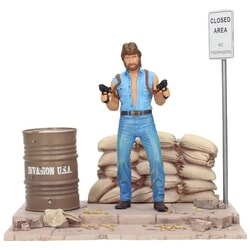 Matt Hunter Deluxe Edition With Diorama Set Statue from Invasion U.S.A. - SD Distribution 20076