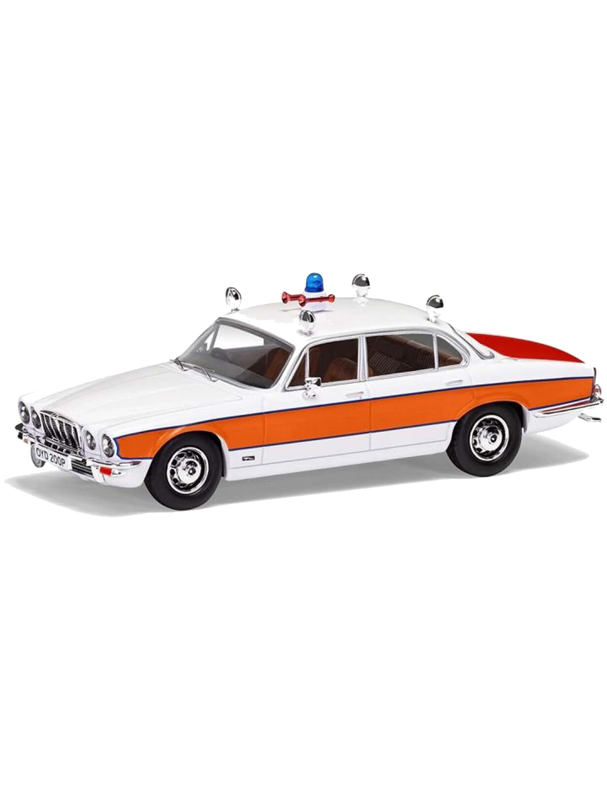 Jaguar XJ6 Series II 4.2 Diecast Model 1:43 White/Orange