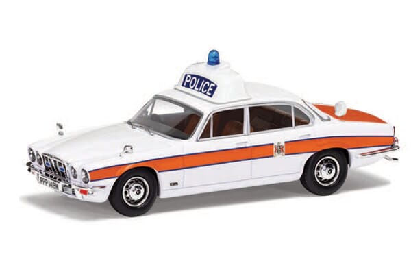 Jaguar XJ6 Series II 4.2 Diecast Model 1:43 White/Orange