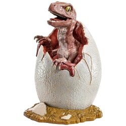 Baby Velociraptor In Egg 30th Anniversary Statue From Jurassic Park