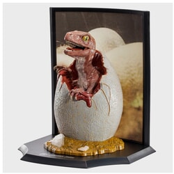 Baby Velociraptor In Egg 30th Anniversary Statue Jurassic