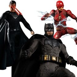 Batman Superman and The Flash One:12 Collective Steel Boxed Set Figure From Justice League The Snyder Cut