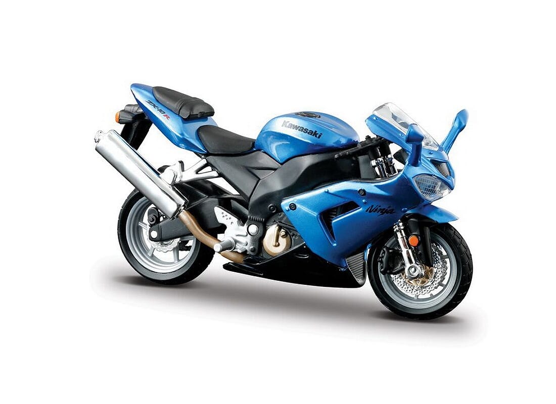 Kawasaki ZX-6R Diecast Model 1:12 scale Blue Maisto