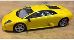 Lamborghini Murcielago Diecast Model Car 1:43 scale Yellow
