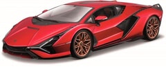 Lamborghini Sian Diecast Model 1:18 scale FKP 37 Red Bburago