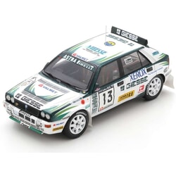 Lancia Delta HF Integrale EVO 4th Rally Finland 1993 1:43 scale Diecast Model Rally Car by Spark in White/Green