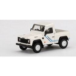 Land Rover Defender 90 Pick-up in White/Blue
